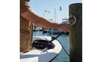 Stretch Mooring Cord with Hook Stretchable Elastic Boat Rope High Strength Stretch Mooring Rope for Kayakers, Anchoring, Temporary Docking