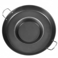 Thickened Material Guizhou Type Laoguo Pan Long-Lasting Wrought Iron Grilling Wok Even Heating for Chefs, Commercial Kitchen