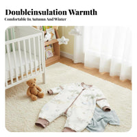 Antileg movement Design Split-Leg Sleepsuit year-round mobile Sleepsuit Soft and Breathable sleeping bag Allows unrestricted Movement for infants, young children, Parents, sleep time, rest Time, resttime, Nursery