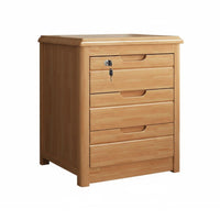 With Lock Multi-Drawer Nightstand Pre-Assembled Bedside Table Easy Assembly Bedroom Cabinet Modern Design for Homeowners, Apartment Dwellers, Families, Living Room, Home Office
