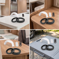 RV Commode Seal Replacement Kit Compatible Commode Seal Replacement Kit Optimal Fit for Recreational Vehicle Washroom