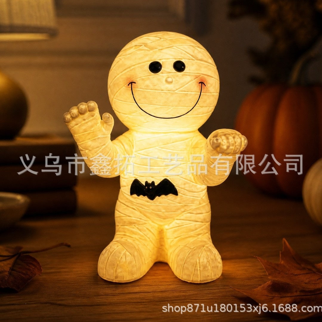 Halloween Resin Table Lamp Decorative Figurine