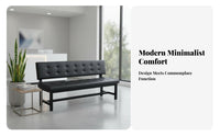 Padded supportrest Bench Comfortable padding Reception Seating Sturdy Frame Commercial Furniture for Patients, Customers, Waiting Room, Clinic, Gymnasium