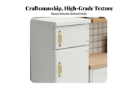 Realistic Design 1:12 Scale Refrigerator Highly Detailed 1:12 Scale Fridge Exquisite Craftsmanship Miniature Refrigerator Openable Doors for Children, Hobbyists, Adults, Model House