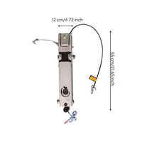 Hydraulic Disc Brake Actuator with 2-Inch Ball Head High-Strength Hydraulic Trailer Coupler Heavy-Duty for Contractors
