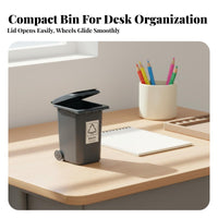 Mini Trash Can Early Education Mini Trash Can Toy Desktop Garbage Bin Cute Design Miniature Garbage Bin Educational for Playroom