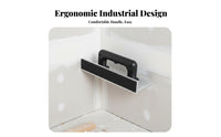 Aluminum Alloy Body 90 Degree Corner Sanding Tool Hook and Loop Base Right Angle Sanding Holder Multi-Surface Inside Corner Hand Sander Quick Change Sandpaper for Woodworkers, Craftsmen, Drywall Finishing, Furniture Refinishing, Home Improvement, Workshop