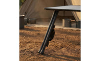 Detachable Telescopic Table Legs Carbon Steel Foldable Table Legs ABS Bracket Foldable Furniture Leg Set Black Finish for DIY Users, Storage