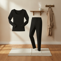 Japanese Ultra-Thin Thermal Underwear Set for Women and Men
