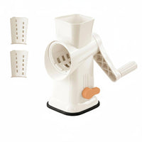 DoubleBlade Hand-Crank Ice Shaver Compact Hand Crank Ice Shaver Upright Kitchen Tool