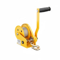 300kg Load Capacity Air Conditi Single R Installation Lift Detachable Hand Crank Winch Hoist Heavy-Duty Outdoor AC Unit Hoist High-Carbon Steel Construction for Installers, Repairmen, Maintenance Workers, Building Exteriors
