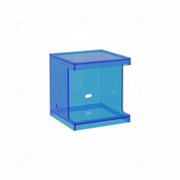 Transparent Look 2-Tier C-Shaped End Table Modern design Storage Rack Multi-Functional Household Furniture multipurpose Use for Apartment Dwellers, Homeowners, Students, Living Room, Small Spaces, Home Office, Next to Sofa