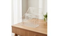 18 Compartment Cosmetic Organizer Dustproof Lipstick Organizer with Dust Cover Space-Saving Lipstick Holder with Dust Cover for Cosmetic Aficionados