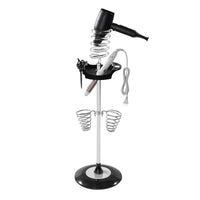 Hair Dryer Stand with Tray, Floor Standing, No Drilling