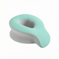 Contoured Prone Massage Pillow Breathable Memory Foam Face Pillow Hollow Center Massage Face Cradle