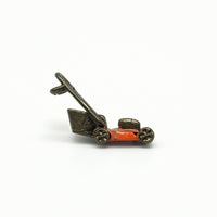 Mini Yard Trimmer Model Four Wheels Yard Trimmer Model Simulated Shape Miniature Decor for Diorama