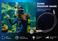 Extended External Pressure Gauge
