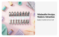 10 Pieces Stainless Steel Textile Clips Rust-Resistant Sewing Clips Colorful Hemming Tool for Quilters, DIY Enthusiasts, Photo Display, Home
