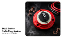 Flame-Retardant Housing Double-Pole Switch Disconnect Switch 12V 24V Mounting Holes