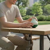 Portable Dog Water Bottle Food-Grade Outdoor Pet Water Dispenser Car Cup Holder Friendly Outdoor Pet Drinker for Dogs, Cats, Walking