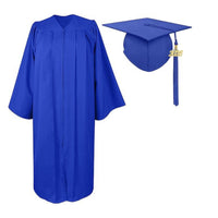 Graduation Cap and Gown Set Loose-Fitting Design Bachelor's Graduation Robe Front Zipper Closure Bachelor Gown Set for College Students, Photoshoot