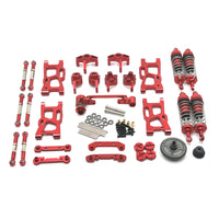 Metal Kit Close-Tolerance RC Car Parts with Shock Absorbers Damping Part for WLtoys 1/14 144001 144002 144010