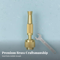 Car Wash Spray Head High Pressure Hose Nozzle Versatile Quick Connect Water Nozzle for Gardeners, Window Washing, Patio Cleaning