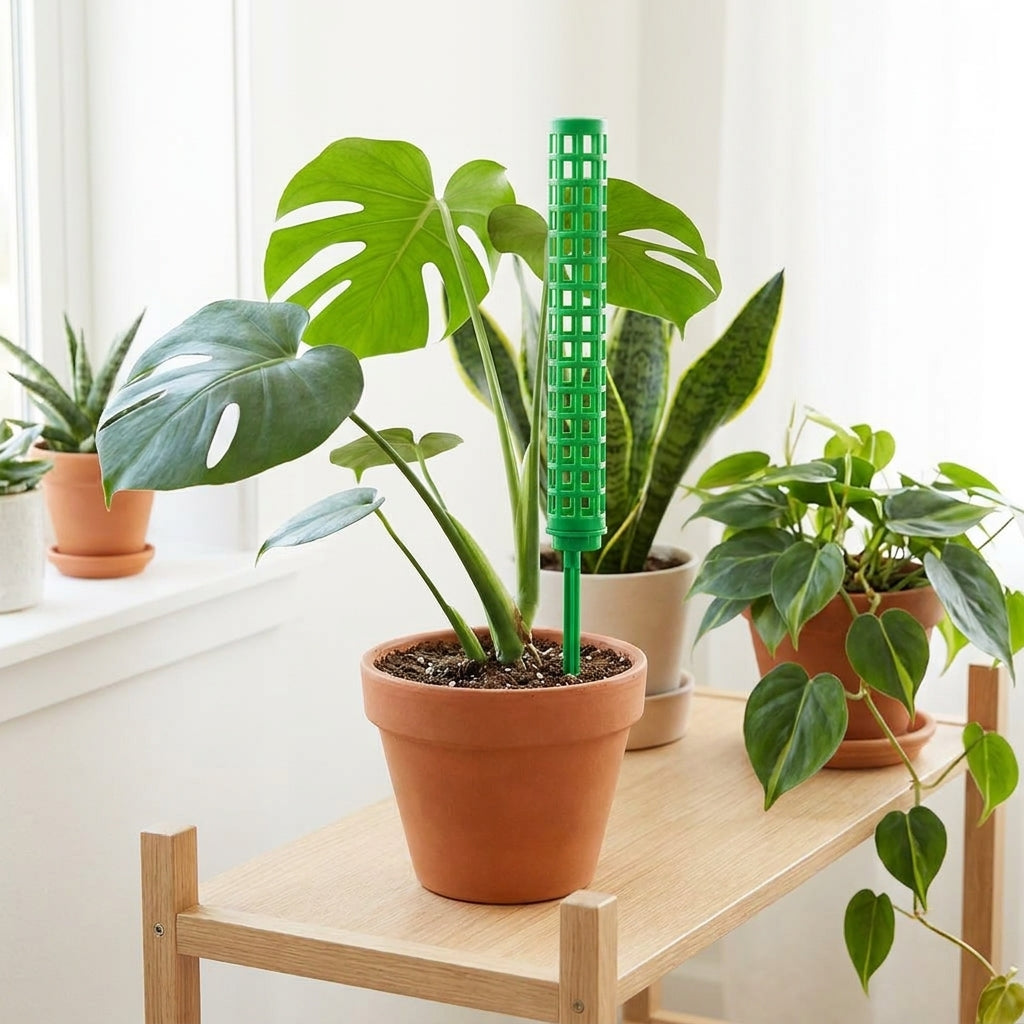 Monstera Plant Support Pole, Stackable Plant Pole for Climbing Plants Material for Indoor/Outdoor Vertical Growth
