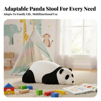 Lying Panda Floor Chair Creative Design Household Furniture Multi-Functional for Families, young children, Nursery