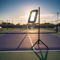 Pickleball Topspin Training Equipment with Tripod Freestanding Pickleball Hand-Eye Coordination Deflection Board for Garage