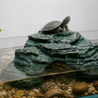 Reptile Hide Naturalistic Reptile Resin Terrarium Cave for Reptiles, Turtles