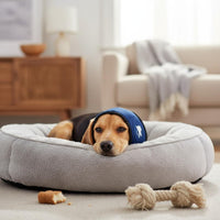 Soft Material Dog Anxiety Ear Cover Noise Cancelling Dog Head Wrap Pet Care Product for Grooming, Bathing