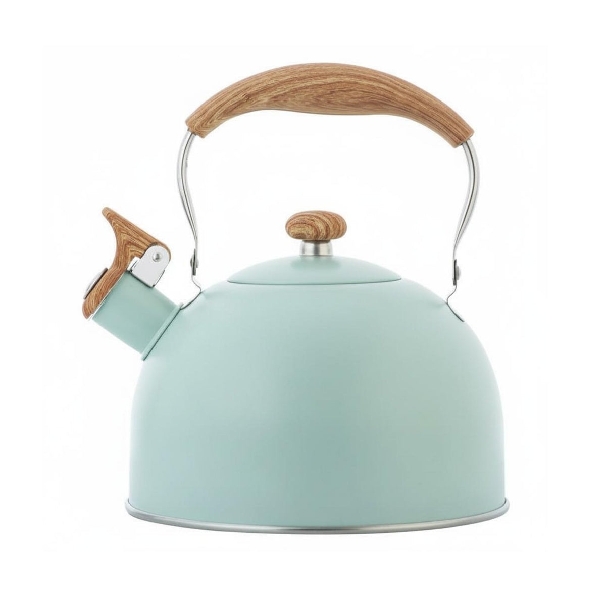 Whistling Tea Kettle Clear Whistle Stainless Steel Water Kettle Stovetop Teapot Rust-Resistant Kitchenware Fast Boiling