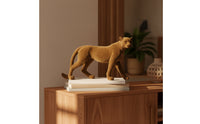 Statue Flocked Sculpture Matte Wildlife Art for Bookshelf, Beverage Cabinet