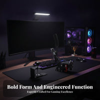 Foam Grip USB Gaming Handbrake Table Clamp Spring-Loaded Handbrake Mechanical Computer Accessory Wired for Sim Racers, PC Gamers, Driving Simulator