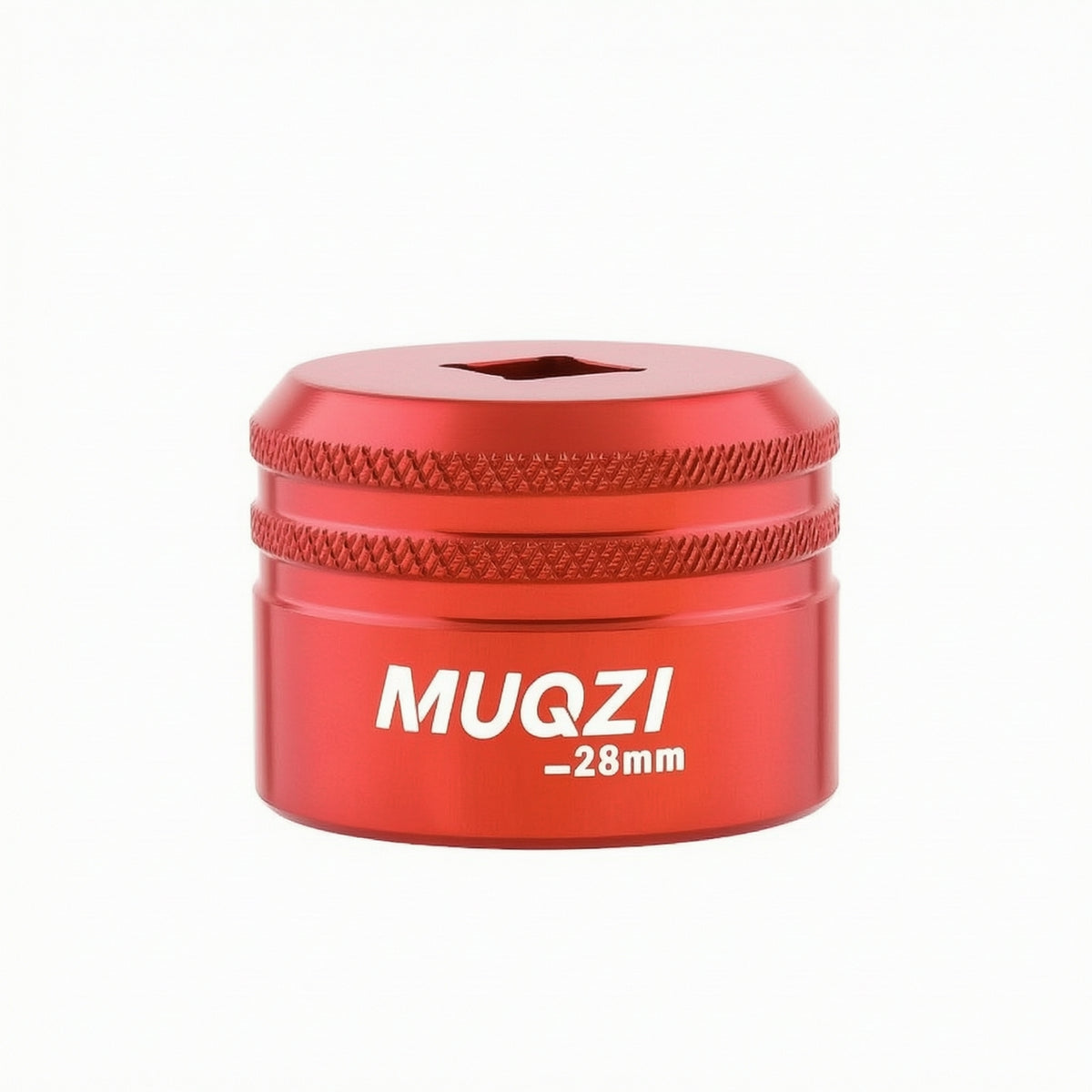 Aluminum Alloy Bike Fork Top Cap Socket Wrench Knurled Fork Crown Cap Tool Anodized CNC-Turned for Cycle Mechanics