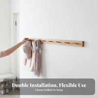 Multipeg vertical surface Bar Strong Adhesive Multipeg Utility Rack Easy to Install
