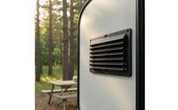 Rectangular RV Vent Cover with Screws Weatherproof Louvered Exhaust Grille Weather-Resistant Louvered Vent Cover Easy to Install for Recreational Vehicle Builders