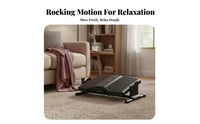 Non-Slip Surface Adjustable Under-Desk Footrest Improves Posture Angled Under-Desk Stand Sturdy & Stable Footstool sturdyDuty for Remote Workers, Students, Elderly, Living Room, Study, Home, Gaming Setup