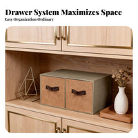 Desktop Drawer Organizer Space-Saving Design Desktop Storage Drawers for Dresser