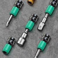 Knurled Grip Telescopic Bit Adapter Titanium-Plated Electric Wrench Adapter Precision-Made Hex Female Connector Sturdy