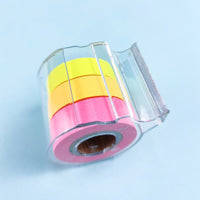 Customizable Length Sticky Note Roll Tape Multiple Styles Sticky Note Roll Colorful for Students, Home Organizers, School, Study, Journaling