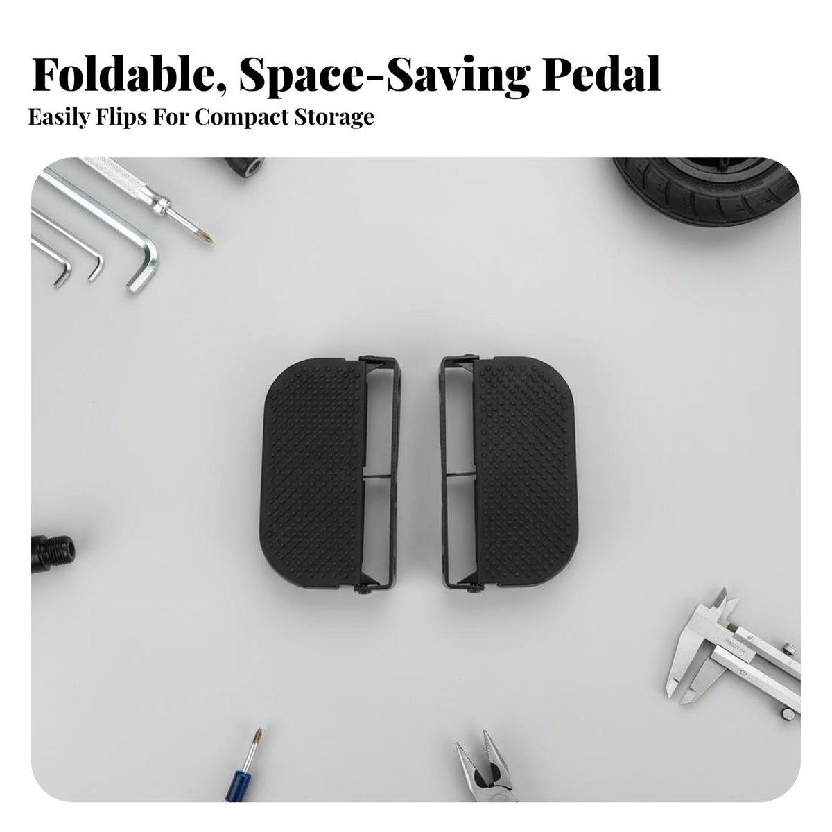 2 Pieces Motorcycle Passenger Footrest Sturdy Iron Construction Passenger Footrest Scooter Rear Foot Peg Easy to Install