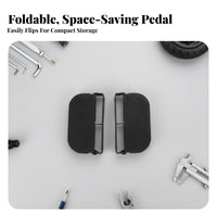 2 Pieces Motorcycle Passenger Footrest Sturdy Iron Construction Passenger Footrest Scooter Rear Foot Peg Easy to Install