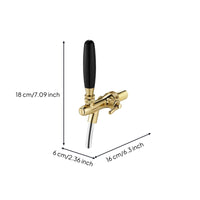 Beer Faucet Brass Beer Tap Threaded for Bartenders, Kegerator