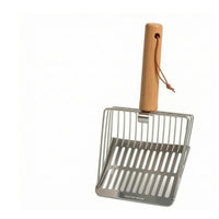 Compact Cat Litter Scoop with Holder Sifting Litter Shovel with Broom Heavy Duty Cat Poop Scooper Ergonomic