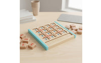 Sudoku Puzzle Game Set  Wood   Sudoku Board Paint Math Learning Toy for Preschoolers