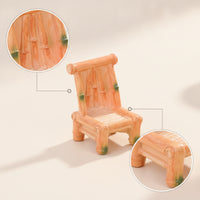 Mini Bamboo Miniature Furniture Rustic Micro Landscape Accessory Realistic Dollhouse Accessories Lifelike for Hobbyists