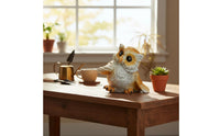 Owl Figurine Miniature Owl Figurine Compact for Gardeners, Collectors, Micro-Landscape, Desktop, Windowsill