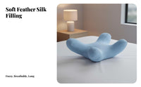 Pressure Relief Side Sleeper Beauty Pillow Slow Rebound Face Cradle Pillow Breathable for Women, Back Sleepers, Nightly Sleep, Bedroom, Home